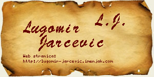 Lugomir Jarčević vizit kartica